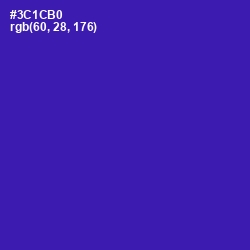 #3C1CB0 - Governor Bay Color Image