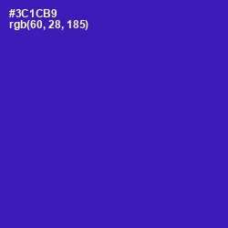 #3C1CB9 - Governor Bay Color Image