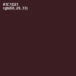 #3C1D21 - Revolver Color Image