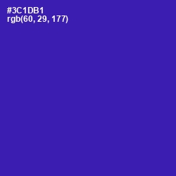 #3C1DB1 - Governor Bay Color Image