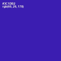 #3C1DB2 - Governor Bay Color Image