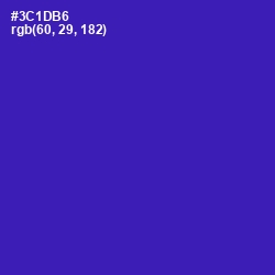 #3C1DB6 - Governor Bay Color Image