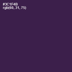 #3C1F4B - Grape Color Image