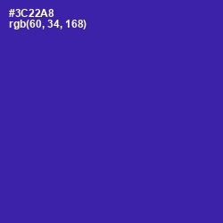 #3C22A8 - Governor Bay Color Image