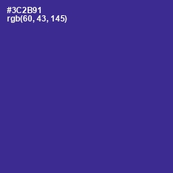#3C2B91 - Jacksons Purple Color Image