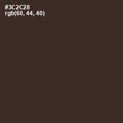 #3C2C28 - English Walnut Color Image
