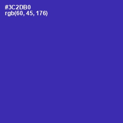 #3C2DB0 - Governor Bay Color Image