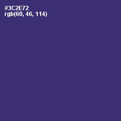 #3C2E72 - Jacarta Color Image