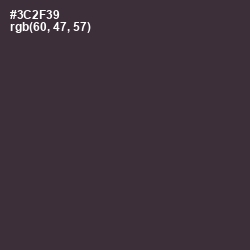 #3C2F39 - Blackcurrant Color Image
