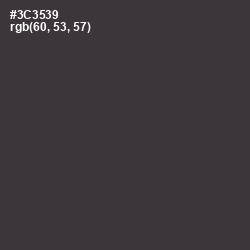 #3C3539 - Dune Color Image