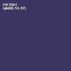 #3C3561 - Jacarta Color Image