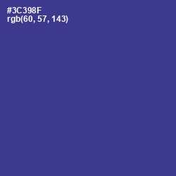#3C398F - Bay of Many Color Image