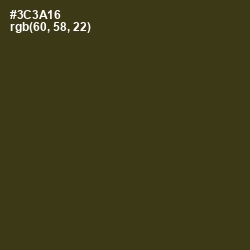 #3C3A16 - Camouflage Color Image