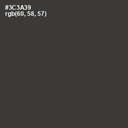 #3C3A39 - Dune Color Image
