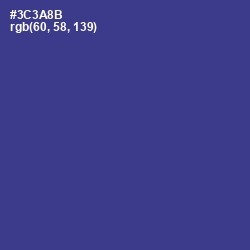 #3C3A8B - Bay of Many Color Image