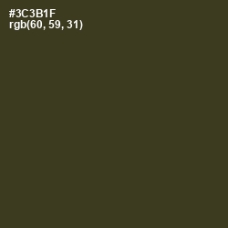 #3C3B1F - Camouflage Color Image