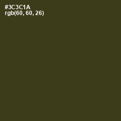 #3C3C1A - Camouflage Color Image