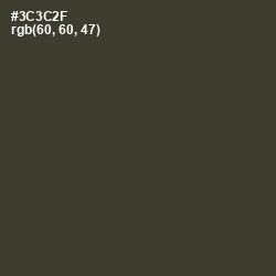 #3C3C2F - Birch Color Image