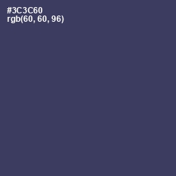 #3C3C60 - Rhino Color Image