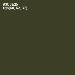 #3C3E25 - Birch Color Image