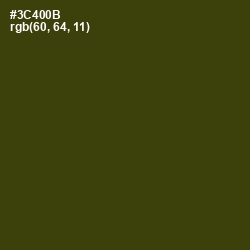 #3C400B - Clover Color Image