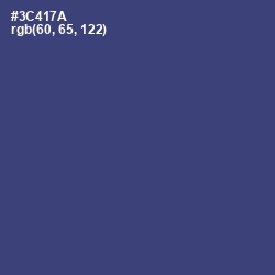 #3C417A - San Juan Color Image