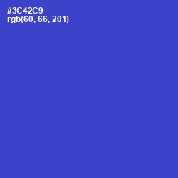 #3C42C9 - Mariner Color Image