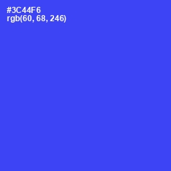 #3C44F6 - Mariner Color Image