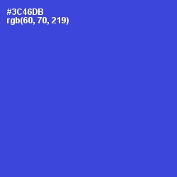 #3C46DB - Mariner Color Image