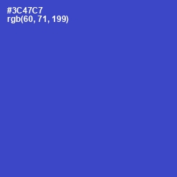 #3C47C7 - Mariner Color Image