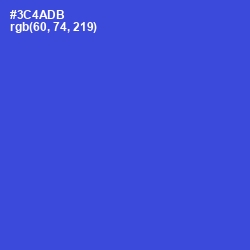 #3C4ADB - Mariner Color Image