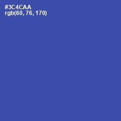 #3C4CAA - Azure Color Image