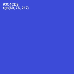 #3C4CD9 - Mariner Color Image