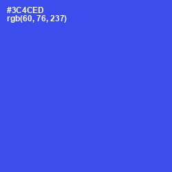 #3C4CED - Mariner Color Image