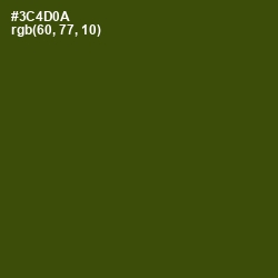 #3C4D0A - Clover Color Image
