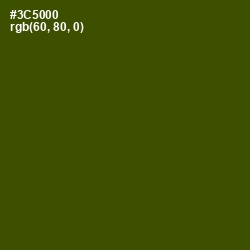 #3C5000 - Clover Color Image