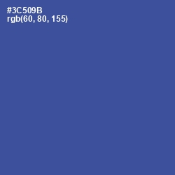 #3C509B - Sapphire Color Image