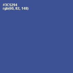 #3C5294 - Chambray Color Image
