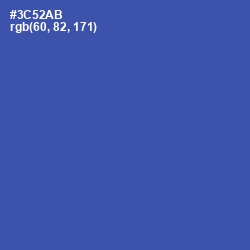 #3C52AB - Azure Color Image