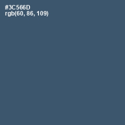 #3C566D - San Juan Color Image