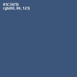 #3C567B - San Juan Color Image