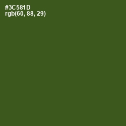 #3C581D - Clover Color Image