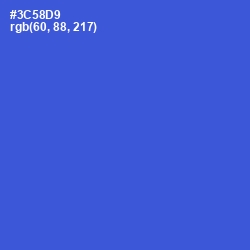 #3C58D9 - Mariner Color Image