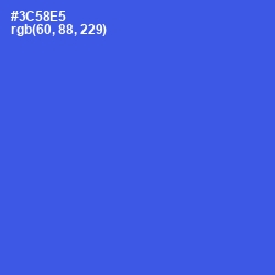 #3C58E5 - Mariner Color Image