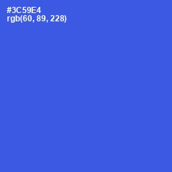 #3C59E4 - Mariner Color Image