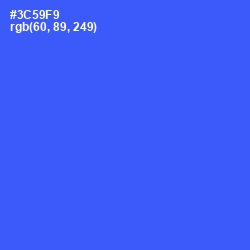 #3C59F9 - Mariner Color Image