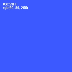 #3C59FF - Mariner Color Image