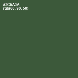 #3C5A3A - Tom Thumb Color Image