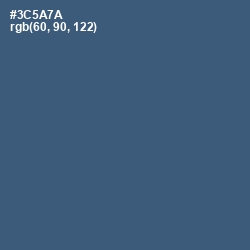 #3C5A7A - San Juan Color Image
