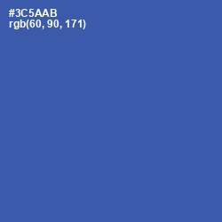 #3C5AAB - Azure Color Image